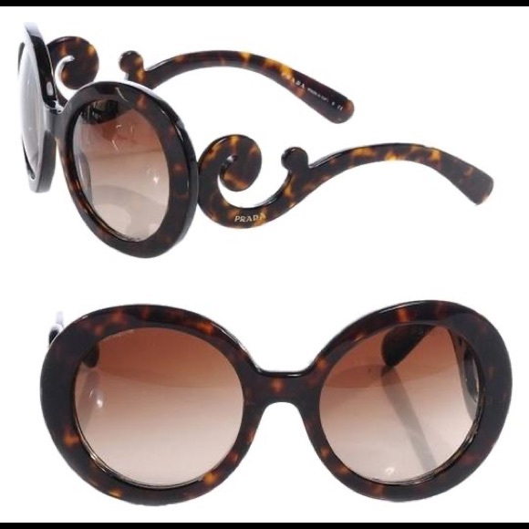 Prada Baroque Tortoise Glasses - Picture 3 of 3
